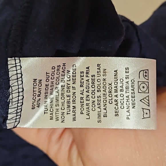 Star Ride Girls Navy Ruffle Tank Top Spring Summer Play Large 14/16 - Picture 7 of 8